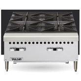 Vulcan (LDHP4) Gas 24" 4 Burner Countertop Range / Hot Plate - 100,000 BTU. - Mabrook Hotel Supplies